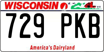 WI license plate 729PKB
