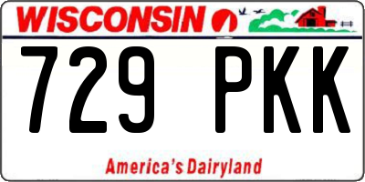 WI license plate 729PKK