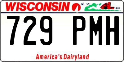 WI license plate 729PMH