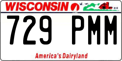 WI license plate 729PMM