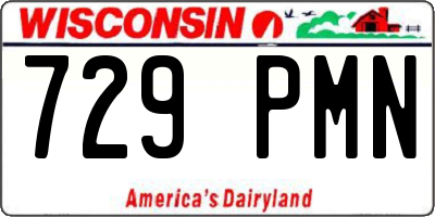 WI license plate 729PMN