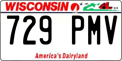 WI license plate 729PMV