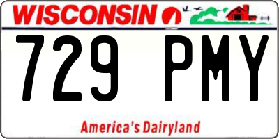 WI license plate 729PMY