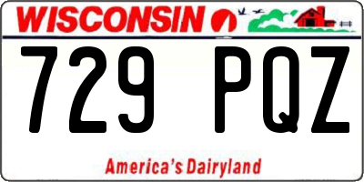 WI license plate 729PQZ