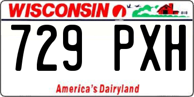 WI license plate 729PXH