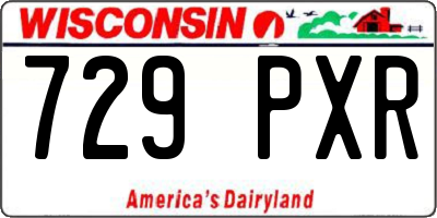 WI license plate 729PXR