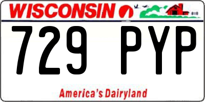WI license plate 729PYP