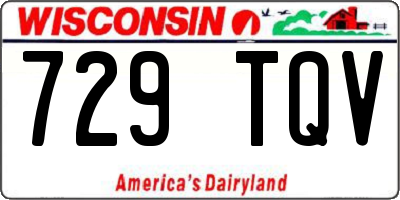 WI license plate 729TQV
