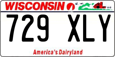 WI license plate 729XLY