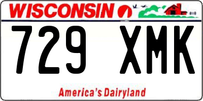 WI license plate 729XMK