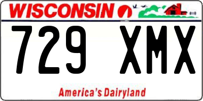 WI license plate 729XMX