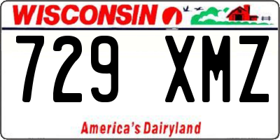 WI license plate 729XMZ