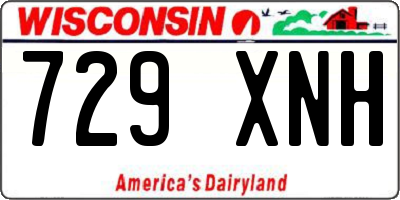 WI license plate 729XNH