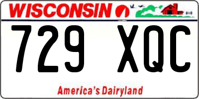 WI license plate 729XQC