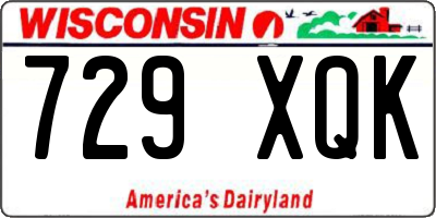 WI license plate 729XQK