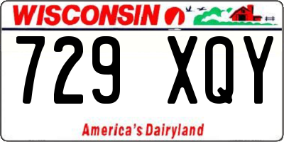 WI license plate 729XQY