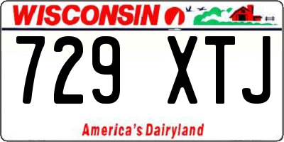 WI license plate 729XTJ