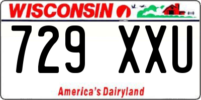 WI license plate 729XXU