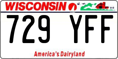 WI license plate 729YFF