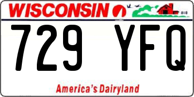 WI license plate 729YFQ