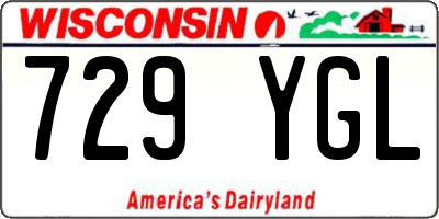 WI license plate 729YGL