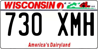 WI license plate 730XMH