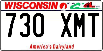 WI license plate 730XMT