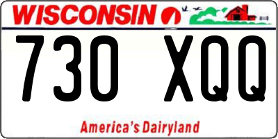 WI license plate 730XQQ
