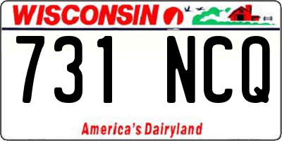 WI license plate 731NCQ