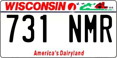 WI license plate 731NMR