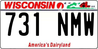 WI license plate 731NMW