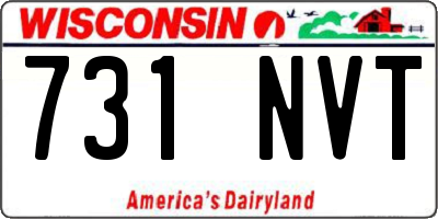 WI license plate 731NVT