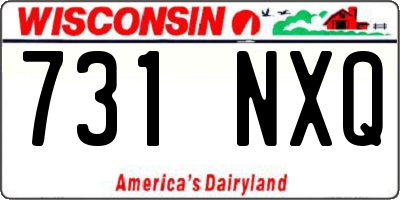 WI license plate 731NXQ