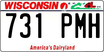 WI license plate 731PMH