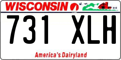 WI license plate 731XLH