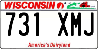 WI license plate 731XMJ
