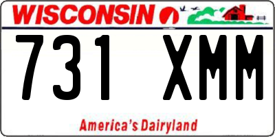 WI license plate 731XMM