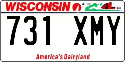 WI license plate 731XMY