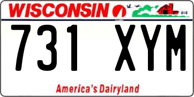 WI license plate 731XYM