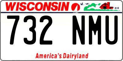 WI license plate 732NMU