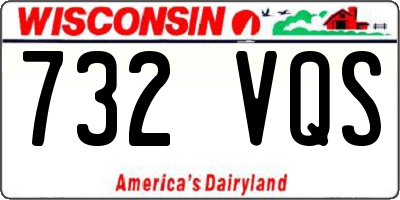 WI license plate 732VQS