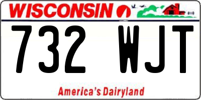 WI license plate 732WJT