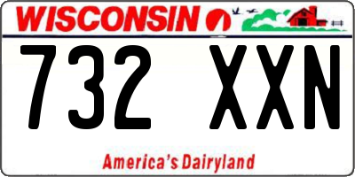 WI license plate 732XXN