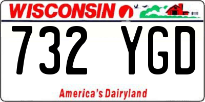 WI license plate 732YGD