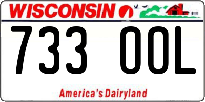 WI license plate 733OOL