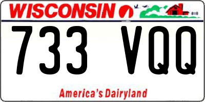 WI license plate 733VQQ