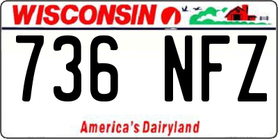 WI license plate 736NFZ