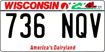 WI license plate 736NQV
