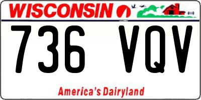 WI license plate 736VQV