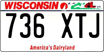 WI license plate 736XTJ